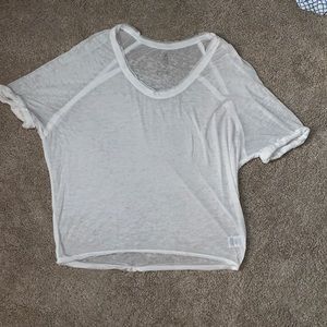 White Free People shirt